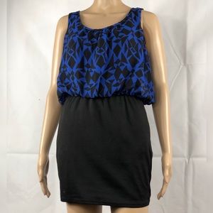 Blue and Black L8ter dress